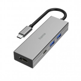 Hub USB-C Hama  4 Ports 2 USB-A /  USB-C / HDMI