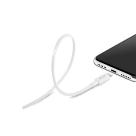 Cable Lightning Vers USB-A ttec Fast Charging 1m - Blanc