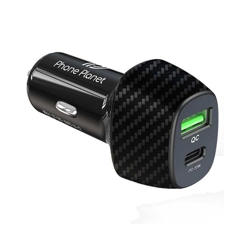 Chargeur Voiture Traxdata Avec double Port USB-C 20W + USB 38W Fast Charger