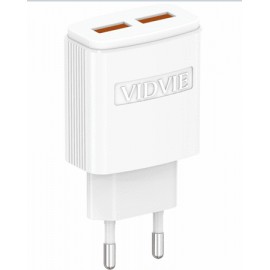 Chargeur VIDVIE Micro-USB 2.4 A - White