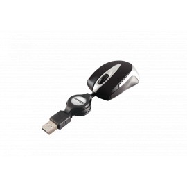 Mini Souris Optique Verbatim USB Avec Cable USB Rétractable