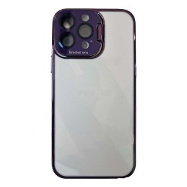Coque Silicone Avec Protection Caméra + Support Pour iPhone 14 Pro Max