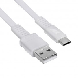 Cable USB-A Vers Type-C RIVACASE 1.2M - White