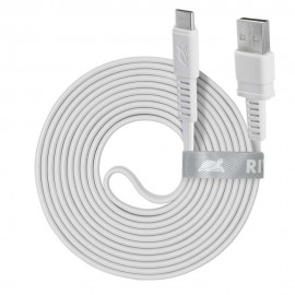 Cable USB-A Vers Type-C RIVACASE 1.2M - White