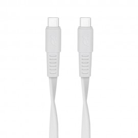 Cable Type-C Vers Type-C RIVACASE 1.2M - White