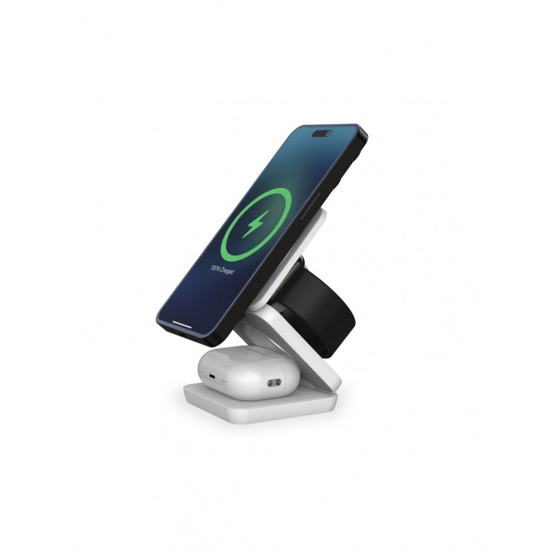 Chargeur Sans Fil KSIX Pour Smartphone, Airpods et Apple Watch 15W Chargeur Sans Fil KSIX Pour Smartphone, Airpods et Apple Watch 15W