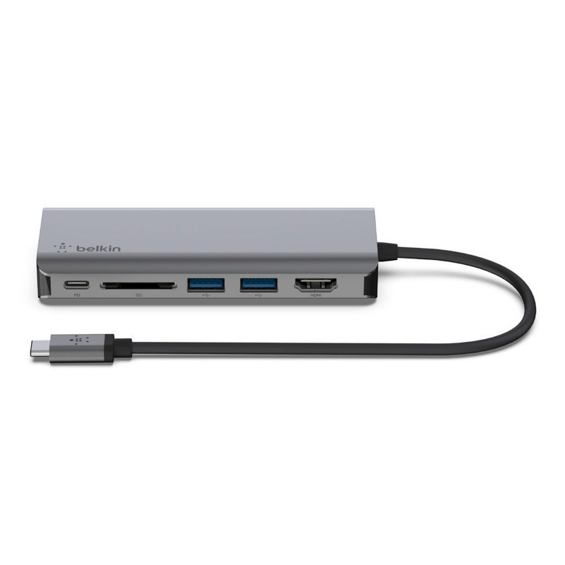 Adaptateur USB-C Belkin Multiport 6 en 1 Adaptateur USB-C Belkin Multiport 6 en 1