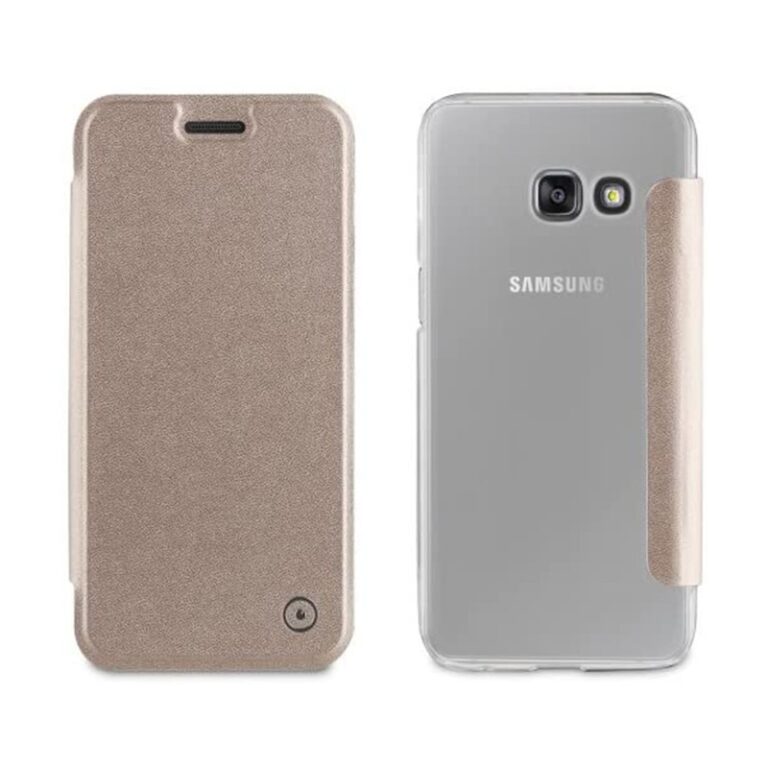 Étui Muvit Folio Samsung Galaxy A3 2017 - Gold