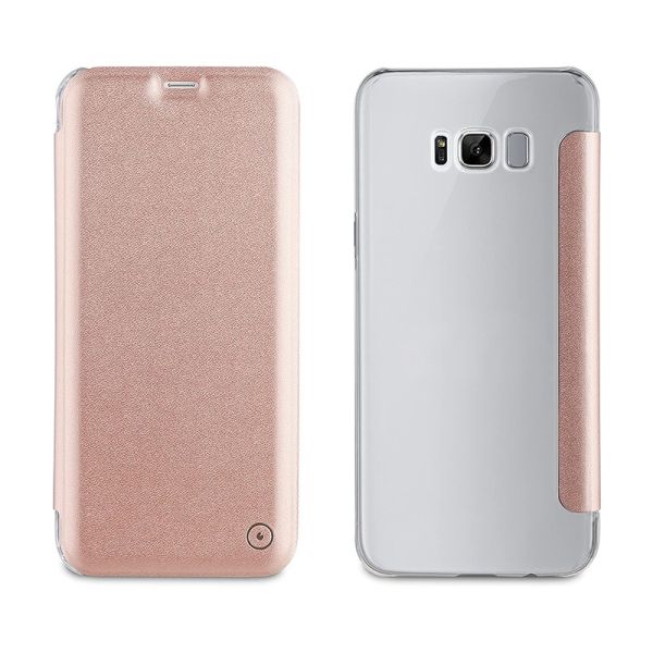 Étui Muvit folio Samsung Galaxy S8 Plus - Rose