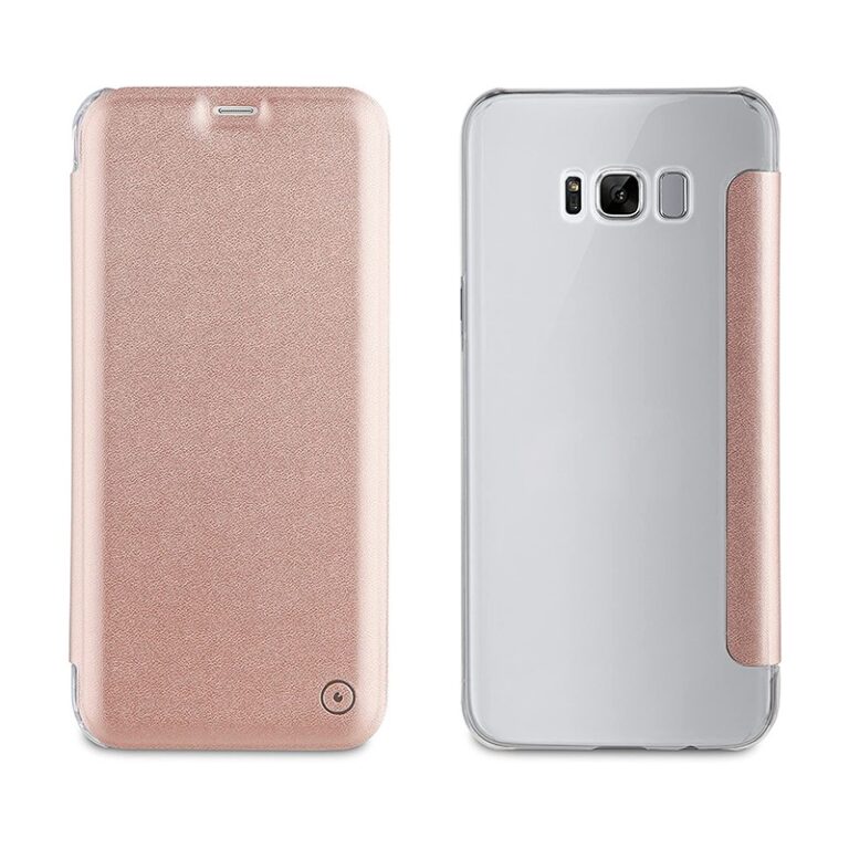 Étui Muvit folio Samsung Galaxy S8 Plus - Rose