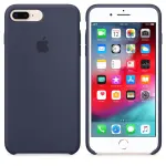 Silicone Case iPhone 7 Plus iPhone 8 Plus - Midnight Blue