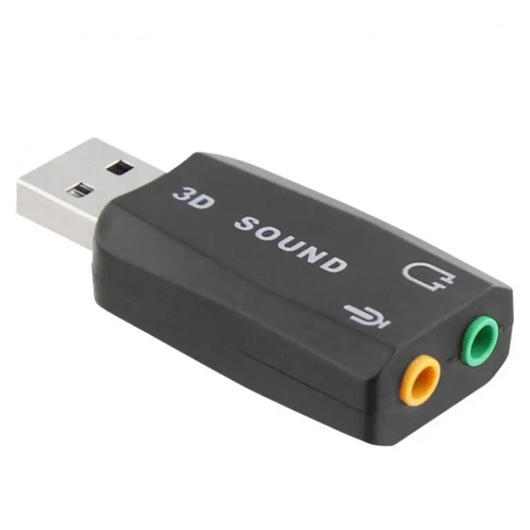 Adaptateur Audio USB TNB ADAUSB51 - Noir