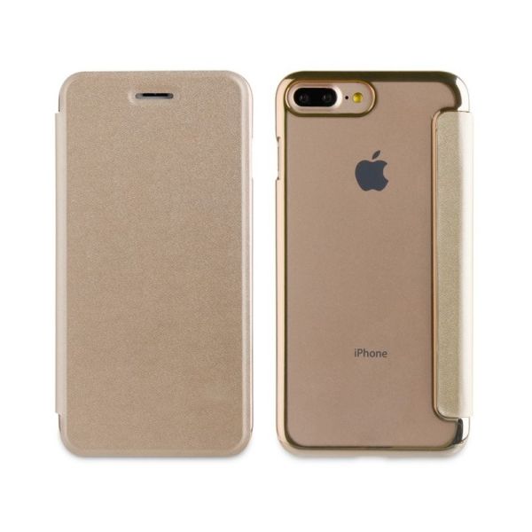 Etui Muvit Folio Bling Gold- IPhone 6+/6S+/7+/8+