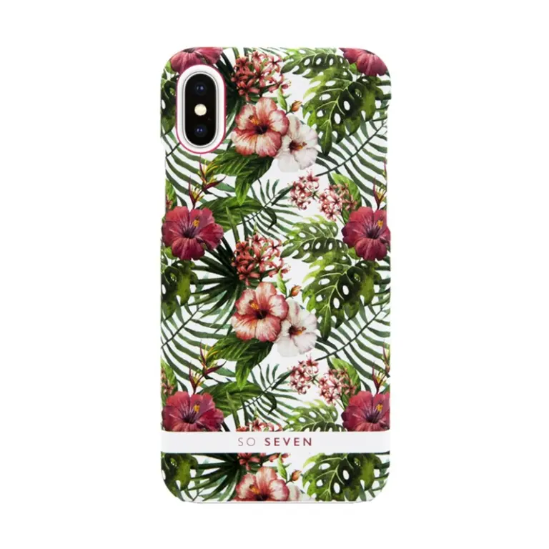 Coque de protection SO SEVEN Rio Hibiscus IPhone X/XS - Rose