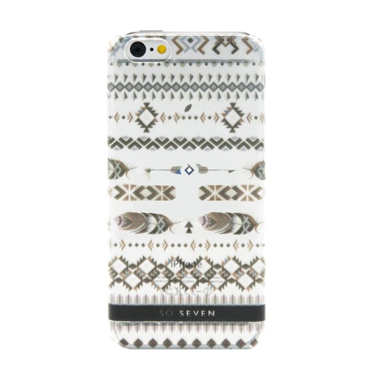 Coque de Protection SO SEVEN Boho Plumes iPhone 6/6S/7/8