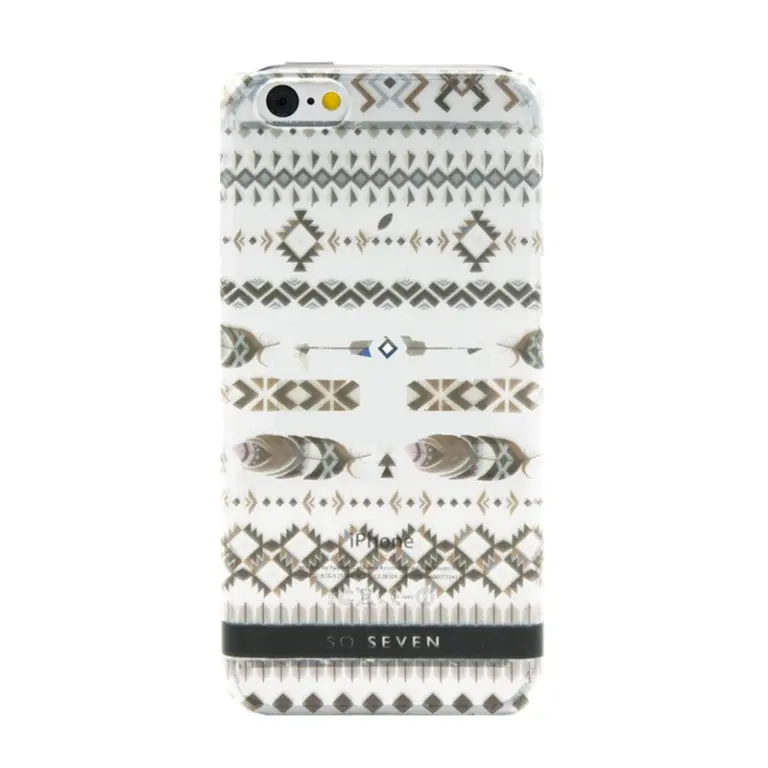 Coque de Protection SO SEVEN Boho Plumes iPhone 6/6S/7/8