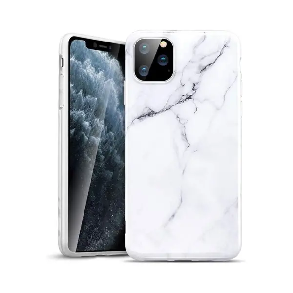 Etui Silicone Effet Marbre pour iPhone 11 Pro