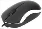 Souris Optique Filaire OMEGA - Noir et Blanc