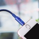 Câble Apple pour iPhone/iPad HOCO Smart Power OFF - Bleu