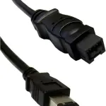 Câble FireWire 400 (IEEE 1394 ) 6 broches mâle/ 9 broches mâle 2m IEEE 1394 Hama