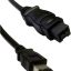 Câble FireWire 400 (IEEE 1394 ) 6 broches mâle/ 9 broches mâle 2m IEEE 1394 Hama