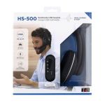 Micro Casque Filaire USB MultimédiaT'nB HS-500 - Noir