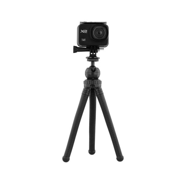 Mini Trépied Flexible T'nB 3 en 1 15,5 Cm - Noir