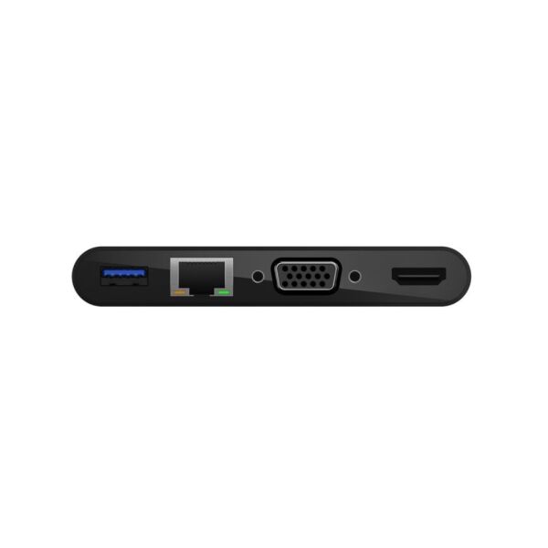 Adaptateur USB-C Belkin Vers Multiport Ethernet/USB-A 3.0/ VGA/HDMI 4K