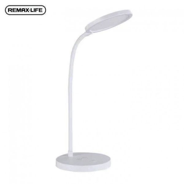 Lampe De Bureau LED Avec Chargeur Sans Fil Remax - Blanc
