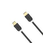 Résolution : UHD 4K (4096 x 2160 pixels) Taux de transfert : 18 Gbit/s Bande passante : 600 MHz Longueur : 1,5 m Connecteur : HDMI mâle Canal Ethernet : Transmission jusqu’à 100 Mbit/s