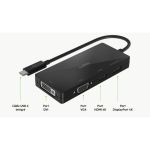 Adaptateur USB-C Belkin vers multiport HDMI, VGA, DisplayPort et DVI
