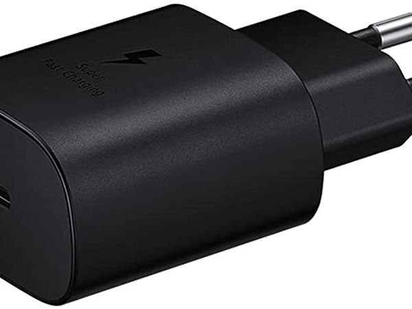 Chargeur Secteur Rapide Samsung Type-C 25W (sans câble) - Noir