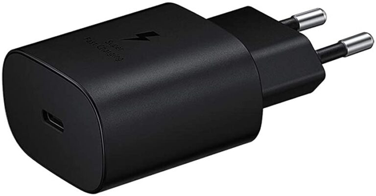 Chargeur Secteur Rapide Samsung Type-C 25W (sans câble) - Noir