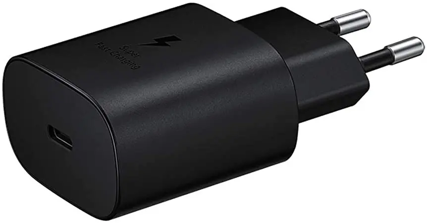 Chargeur Secteur Rapide Samsung Type-C 25W (sans câble) - Noir Chargeur Secteur Rapide Samsung Type-C 25W (sans câble) - Noir