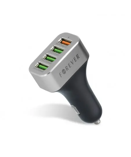 Chargeur Rapide Pour Voiture FOREVER 4 Ports USB