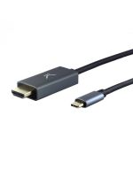 Cable USB Type-C Vers HDMI 4K KSIX 2M