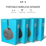 Enceinte Bluetooth portable Celebrat SP-3 TWS - Noir Tunisie