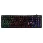 Clavier Gamer Semi Mécanique Rainbow ELYTE - Noir