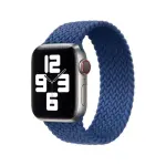 Bracelet Boucle Unique Tressée Pour Apple Watch 38/40 mm- Blue
