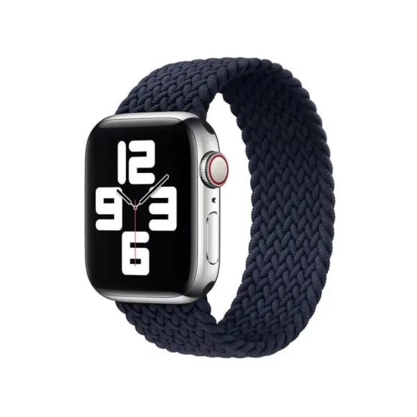 Bracelet Boucle Unique Tressée Pour Apple Watch 38/40 mm -Black