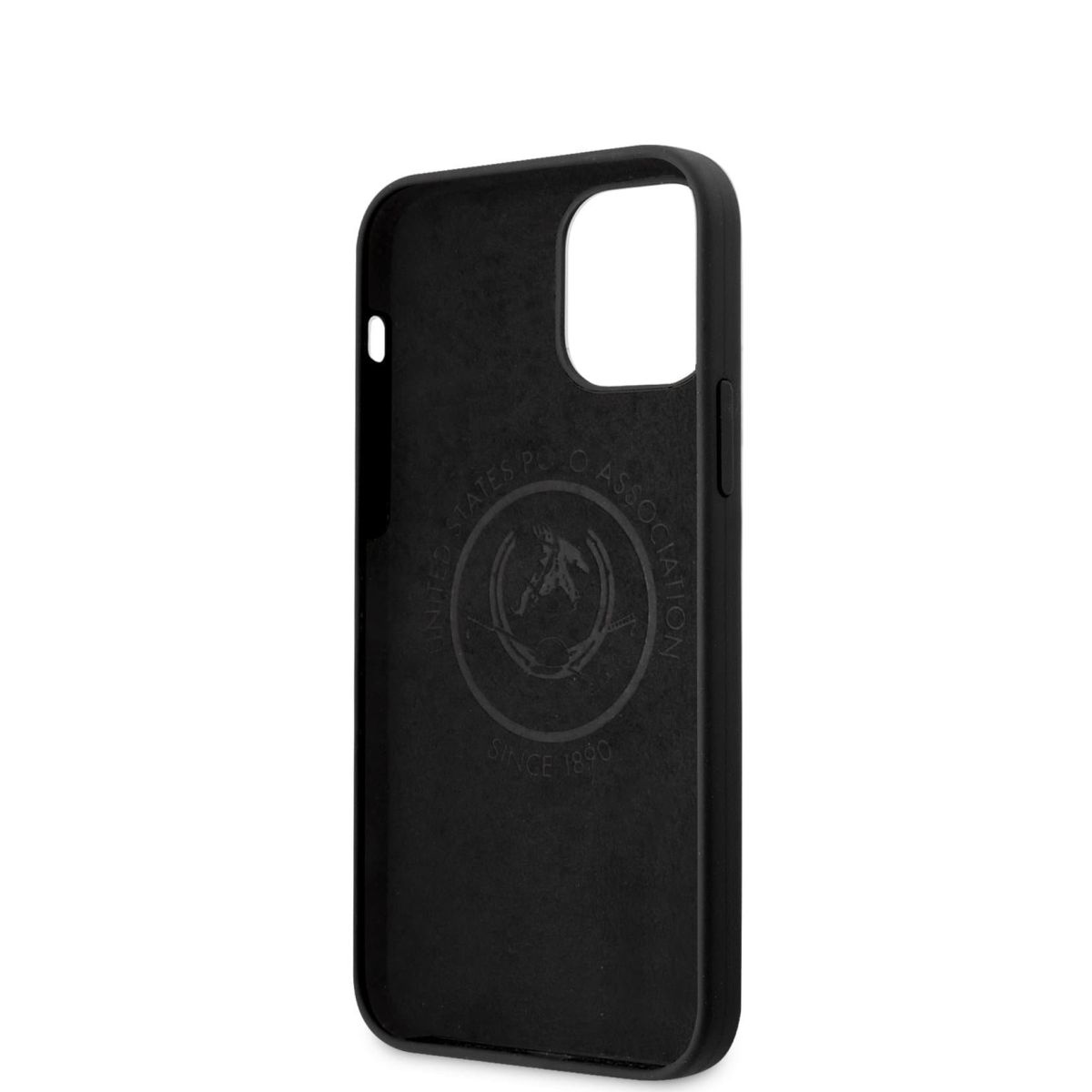 Etui Silicone U.S.POLO ASSN Soft Touch Pour iPhone 12 / 12 Pro - Black Etui Silicone U.S.POLO ASSN Soft Touch Pour iPhone 12 / 12 Pro - Black