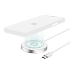 Chargeur sans fil hama "MagCharge" - Blanc