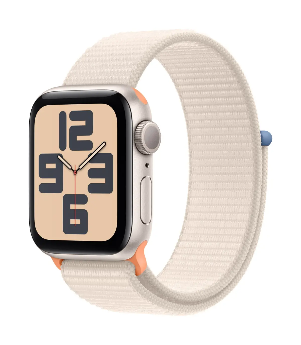 Apple Watch SE GPS Boîtier alu Or 40mm Bracelet Sport Lumière stellair