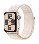 Apple Watch SE GPS Boîtier alu Or 40mm Bracelet Sport Lumière stellair