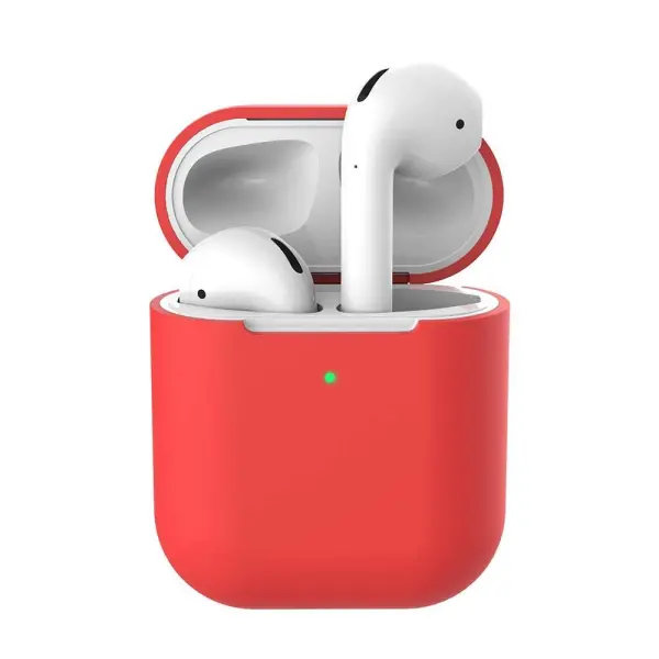 Etui de protection en silicone Pour Airpods 1 et 2 - Rouge