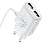 Chargeur Type-C Hoco C82A 1M / 2.4A -White