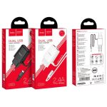Chargeur Type-C Hoco C82A 1M / 2.4A -White