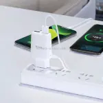 Chargeur Type-C Hoco C82A 1M / 2.4A -White