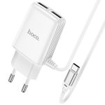 Chargeur Type-C Hoco C82A 1M / 2.4A -White