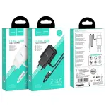 Chargeur Lightning Hoco C82A 1M / 2.4A White